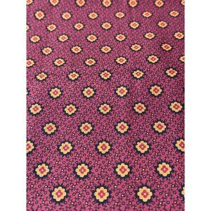 Riley Blake Bountiful Autumn Cotton Fabric 16" x 44" Floral Print Maroon & Gold